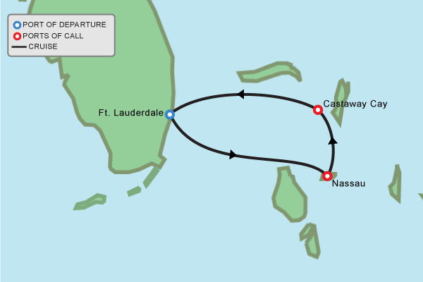 disney cruise bahamas map