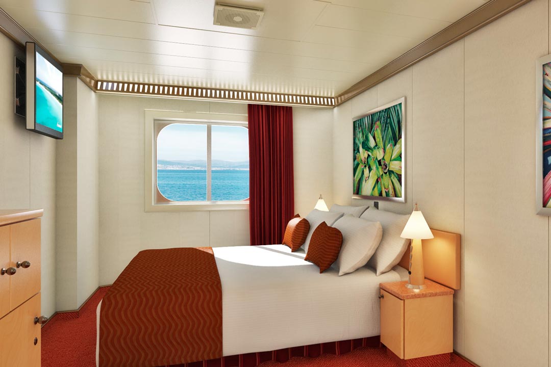 Carnival Sunrise Staterooms Cruise, Two Twin Beds Convert To King Cruise