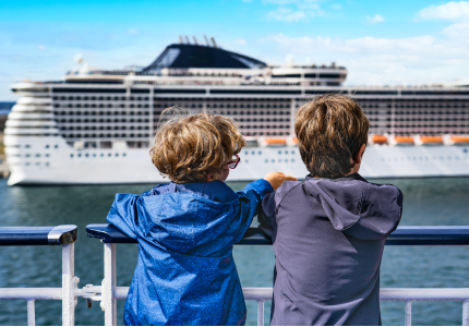 A cruise port